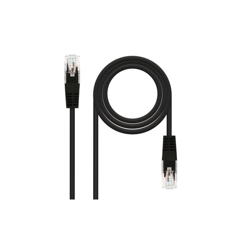 Cabo de Rede RJ45 Cat6 UTP AWG24 2m Preto