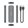 Caixa Externa Aisens M.2 SATA - USB3.1 Cinza (Não suporta discos NVMe)