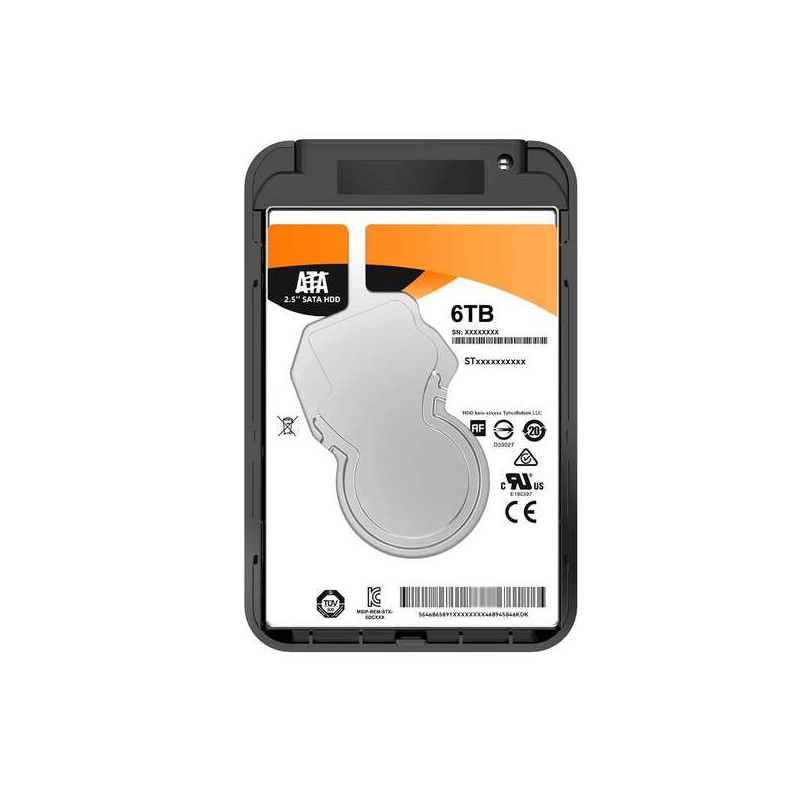 Caixa Externa Aisens 2.5" 9.5mm SATA USB3.1