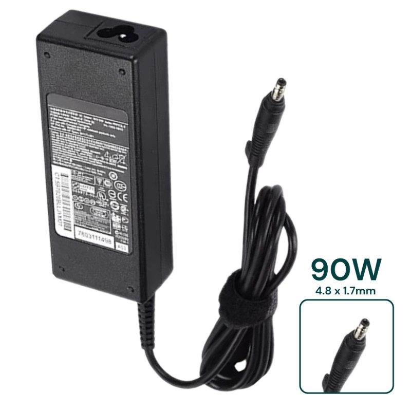 Carregador Compatível HP 19V 4.74A 90W (4.8*1.7mm) - 239705-001