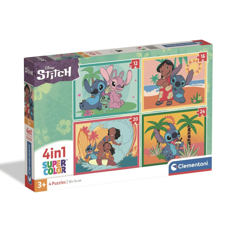 PUZZLE 4 IN 1 STITCH